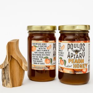
                  
                    Load image into Gallery viewer, &amp;quot;New&amp;quot; Peach Infused Honey
                  
                